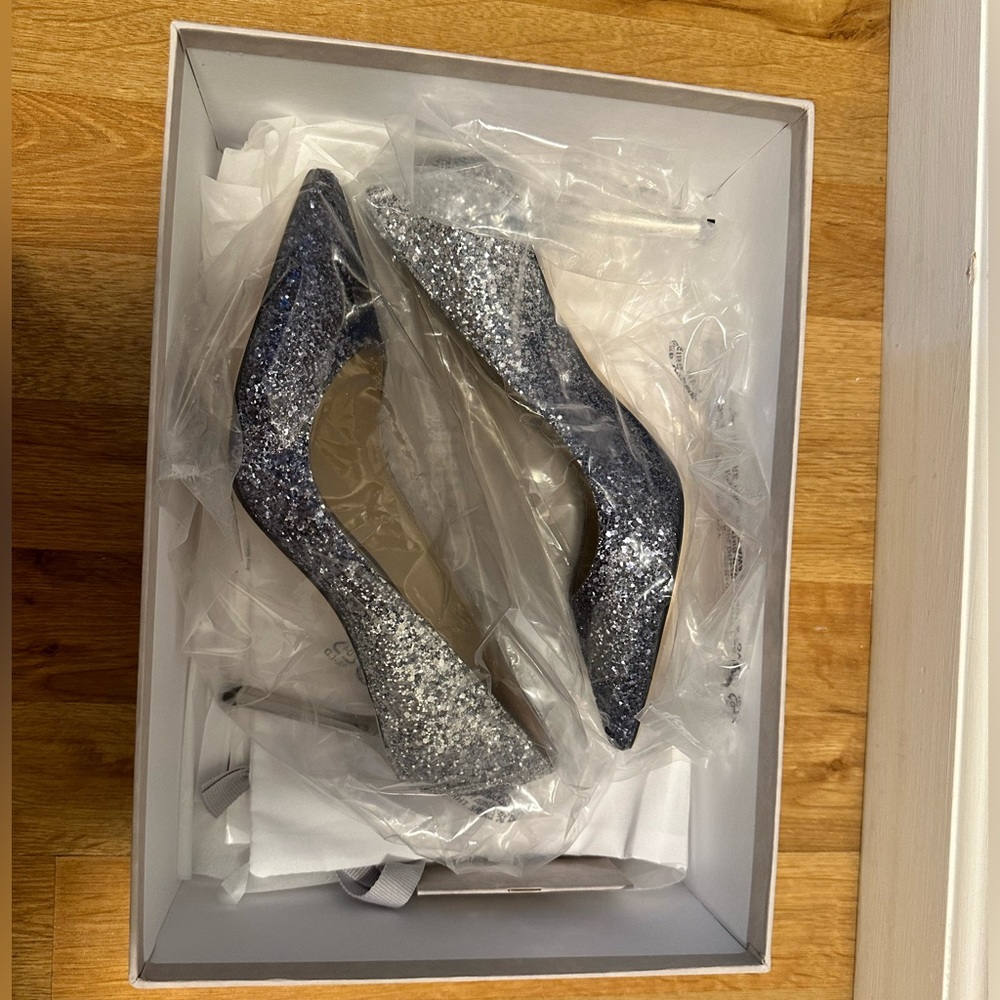 NIB Jimmy Choo Sparkling Romy Heels - Picture 3 of 3